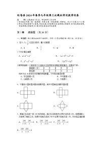 2024年四川省广元市旺苍县中考三模数学试题