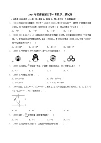 2024年云南省丽江市中考数学二模试卷