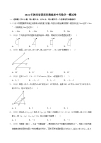 2024年陕西省渭南市蒲城县中考数学一模试卷（含解析）