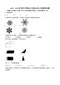 2024年湖北省武汉市七一华源中学九年级下学期月考数学试题(无答案)