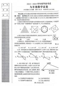 2024年辽宁省丹东市凤城市九年级中考二模数学试题