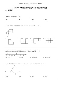 2024年内蒙古巴彦淖尔临河区中考模拟数学试卷