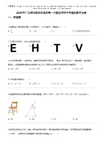2024年广东深圳宝安区宝安第一外国语学校中考模拟数学试卷
