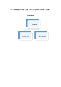 2024成都中考数学二轮复习专题 二次函数--线段关系专项训练（含答案）