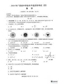 广西壮族自治区贺州市昭平县2024年中考三模数学试卷