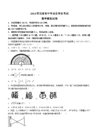 2024年河北省邯郸市峰峰矿区实验学校中考三模数学试题(无答案)