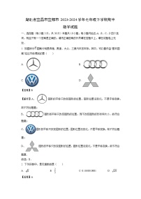 数学：湖北省宜昌市宜都市2023-2024学年七年级下学期期中试题（解析版）