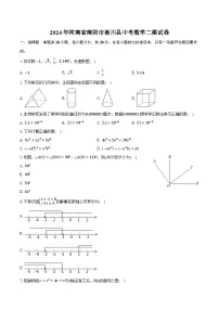 2024年河南省南阳市淅川县中考数学二模试卷（含解析）