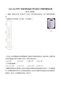 2023-2024学年广东省深圳高级中学北校区中考数学模拟试卷