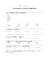 河北省石家庄市桥西区2023-2024学年九年级上学期期末数学试卷