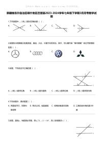 新疆维吾尔自治区喀什地区巴楚县2023-2024学年七年级下学期3月月考数学试题