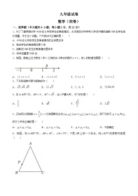 2024年江苏省南京市鼓楼区南京民办求真中学九年级中考数学三模试题(无答案)