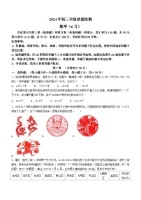 2024年广东省深圳市中考模拟数学试题