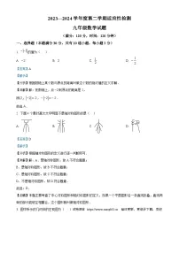2024年山东省青岛大学附属中学中考三模数学试题