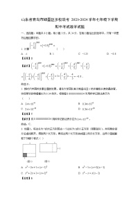 数学：山东省青岛市即墨区多校联考2023-2024学年七年级下学期期中考试试题（解析版）