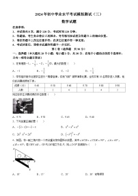 2024年山西省晋城市陵川县多校中考三模数学试题