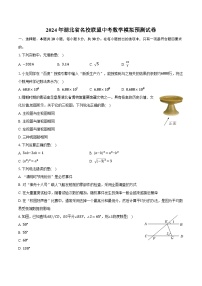 2024年湖北省名校联盟中考数学模拟预测试卷（含解析）