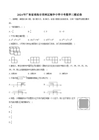 2024年广东省珠海市香洲区梅华中学中考数学三模试卷（含解析）