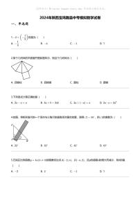 2024年陕西宝鸡陇县中考模拟数学试卷