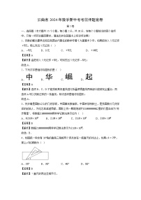 【数学】云南省2024年新中考考前押题密卷（解析版）