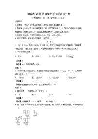 【数学】海南省2024年中考考前最后一卷（解析版）