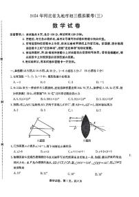 2024年河北省九地市中考数学三模试卷