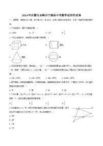 2024年内蒙古赤峰市宁城县中考数学适应性试卷（含解析）