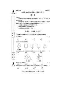 2024年陕西省商洛市山阳县中考三模数学试题