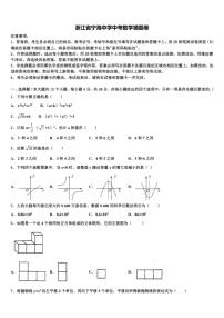 2024年浙江省宁波市宁海县宁海中学中考数学猜题卷+