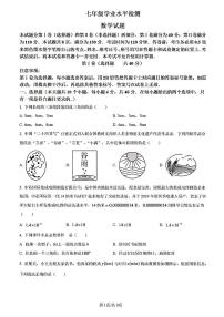 2023年济南市市中区七年级数学下学期期末考试及其答案