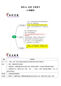 清单06 证明 全章复习（8种题型）（原卷版+解析版）