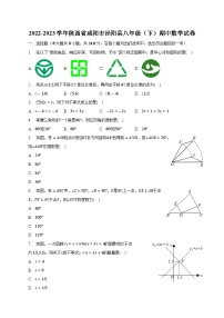 陕西省咸阳市泾阳县2022-2023学年八年级下学期期中考试数学试卷(含解析)