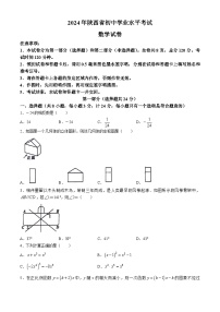 2024年陕西省咸阳市永寿县部分学校中考模拟数学试题