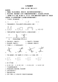 广西壮族自治区南宁市邕宁区邕宁区民族中学2023-2024学年七年级下学期期中数学试题(无答案)