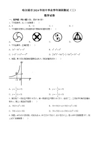 2024年黑龙江省哈尔滨市阿城区中考三模数学试题