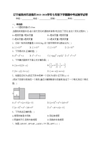 辽宁省锦州市凌海市2023-2024学年七年级下学期期中考试数学试卷(含答案)
