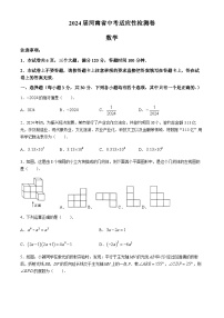 2024年河南省商丘市永城市第一综合学校九年级中考二模数学试题