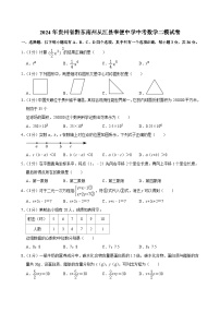 2024年贵州省黔东南州从江县宰便中学中考数学二模试卷+