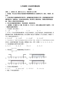 广东省佛山市南海区桂城街道灯湖初级中学2023-2024学年九年级下学期月考数学试题