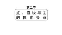 2024成都中考数学第一轮专题复习之第六章 第二节 点、直线与圆的位置关系 教学课件