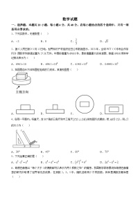 2024年福建省中考真题数学试题