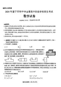 2024年四川省遂宁市中考数学试题