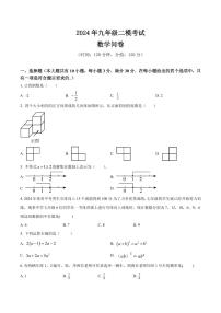 2024年广东省广州市华侨外国语学校九年级中考二模数学试题