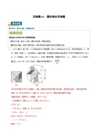 2024年中考数学压轴题型（浙江专用）压轴题04 圆的综合压轴题（含解析）