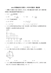 2024年青海省西宁市第十二中学中考数学一模试卷