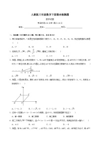 2023--2024学年人教版八年级数学下册期末检测题