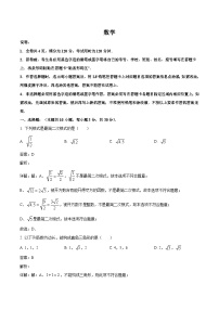 广东省湛江市经济技术开发区2023-2024学年八年级下学期期中考试数学试卷(含解析)