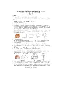 河南省郑州外国语2024年中考数学四模真题(含答案)