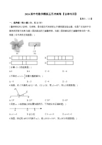2024届中考数学模拟五月冲刺卷及答案 【吉林专用】