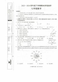 河南省驻马店市平舆县2023-2024学年七年级下学期6月期末数学试题